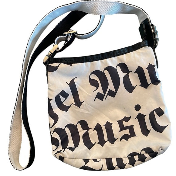 LeSportsac Gwen Stefani collaboration mini shoulder bag black nylon Y2K-90”s - Picture 8 of 8